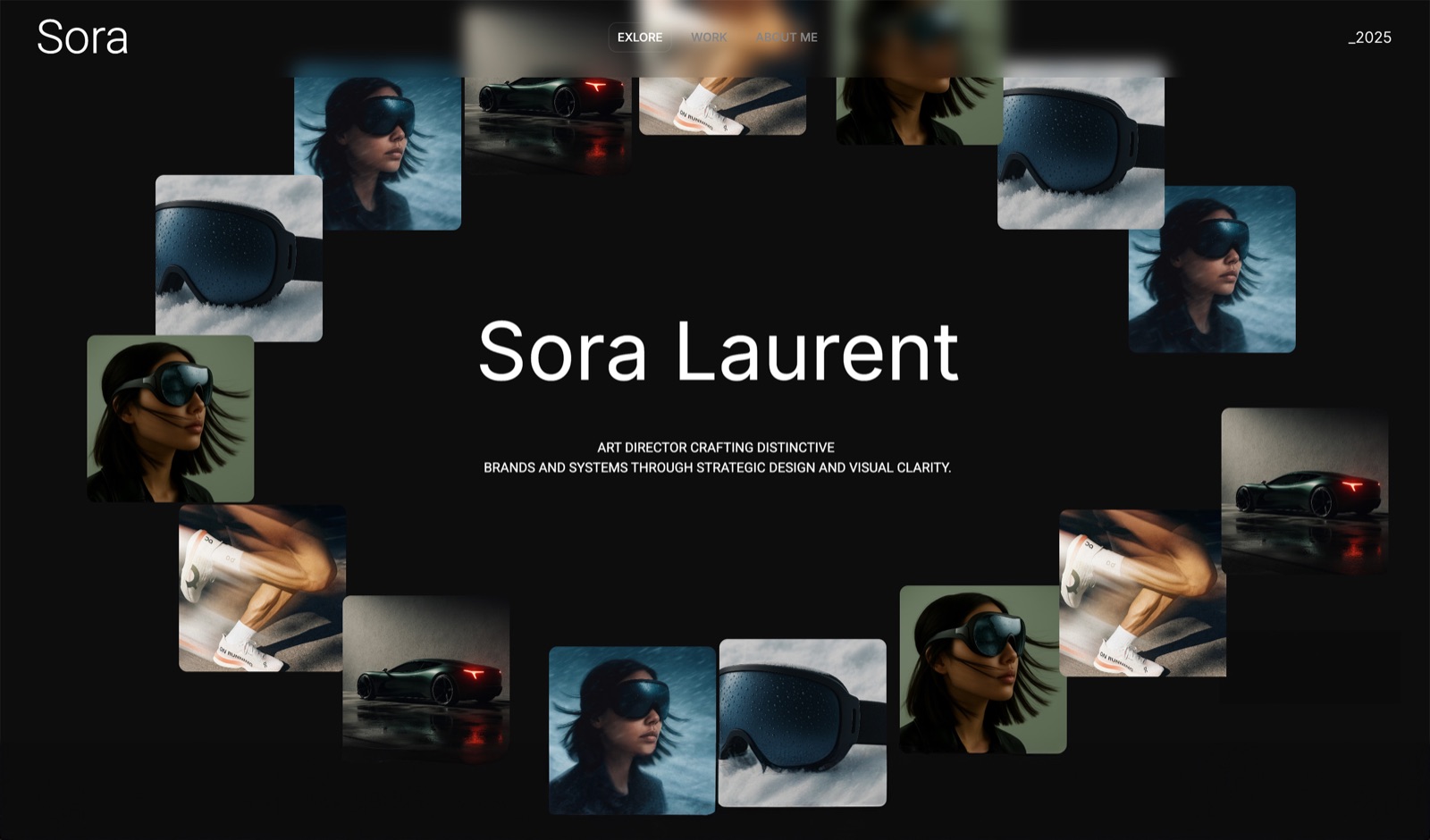 A DJ and creative portfolio site built with Framekit