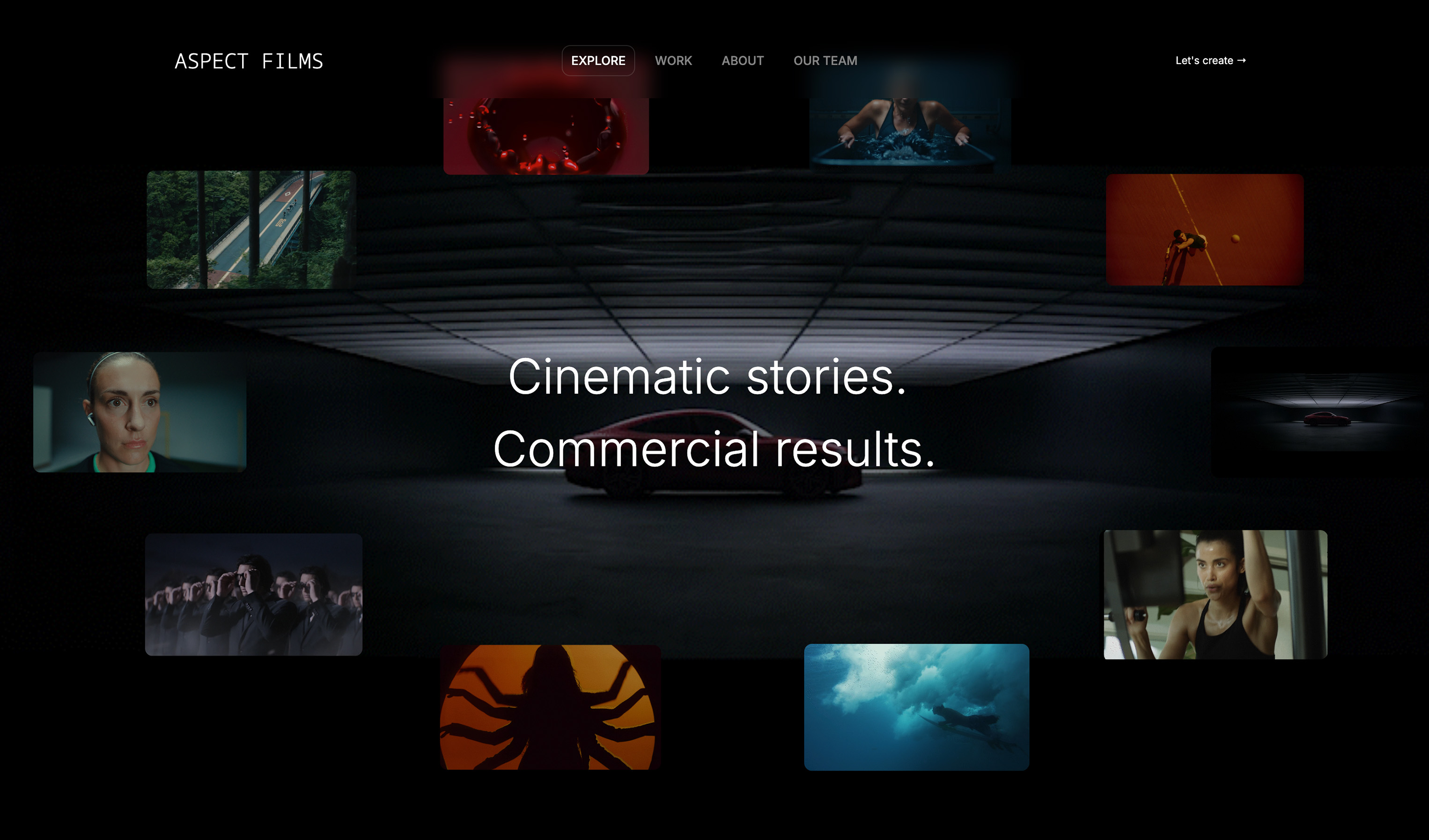 Framefolio template designed for visual storytellers